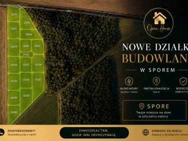 Działka budowlana Spore