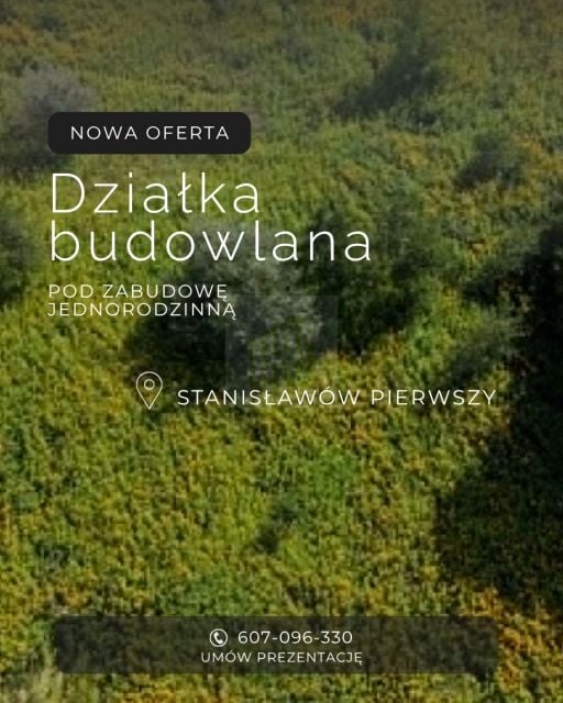 Działka inna Stanisławów Pierwszy