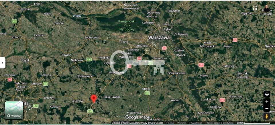 Działka usługowa Rawa Mazowiecka