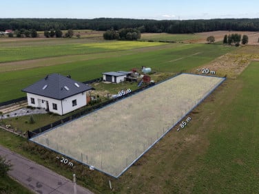 Ogrodzona działka sprzedam