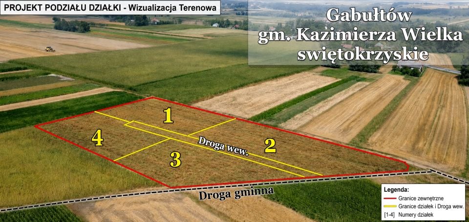 Działka budowlana Gabułtów