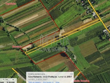 Działka siedliskowa Podłęcze