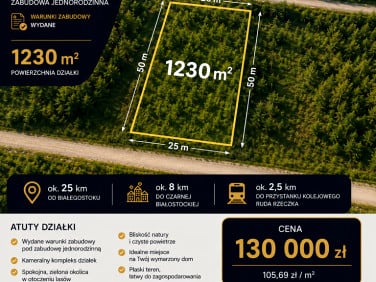 Działka budowlana Kosmaty Borek