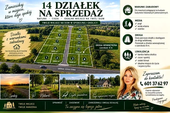 Działka budowlana Krawcowizna