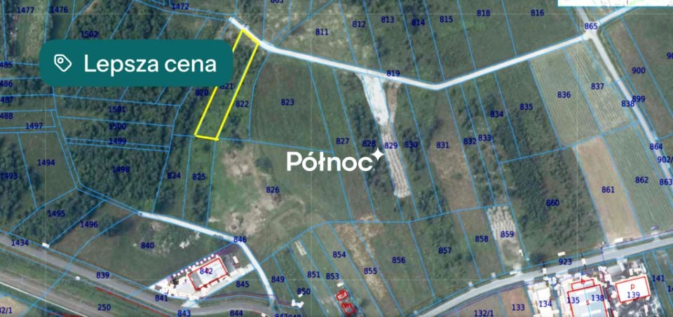 Działka przemysłowa Cikowice