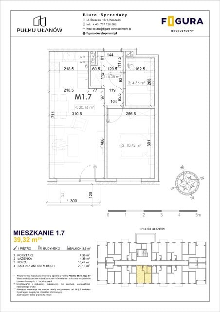 Mieszkanie ul. I Pułku Ułanów 52a, 52b