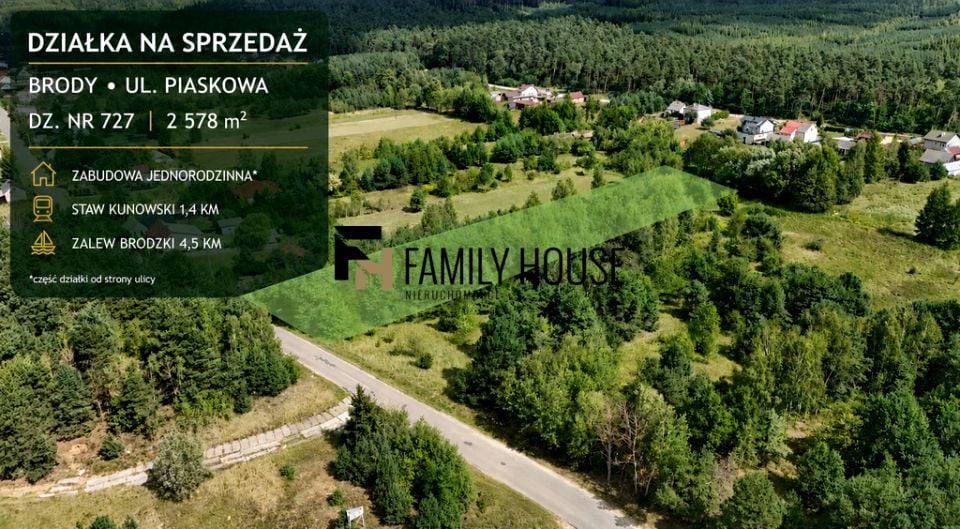Działka budowlana Brody