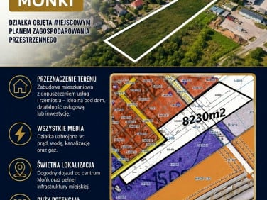 Działka budowlana Mońki sprzedam