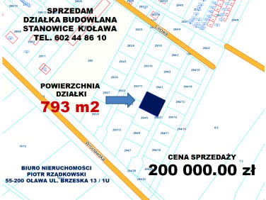 Działka budowlana Oława
