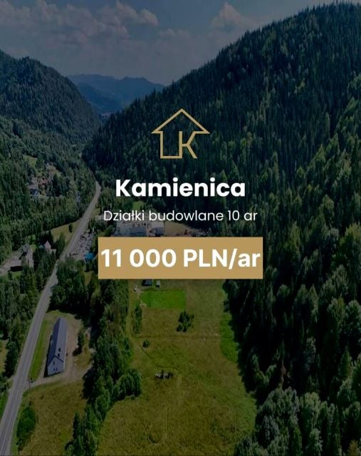 Działka przy lesie