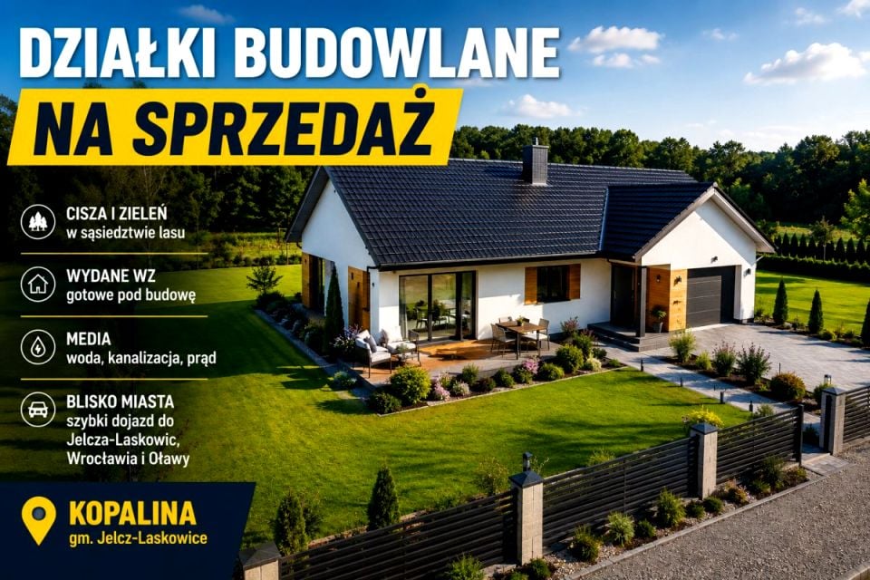 Działka budowlana Jelcz-Laskowice