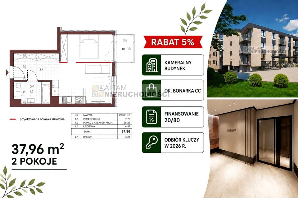 Mieszkanie apartamentowiec Kraków