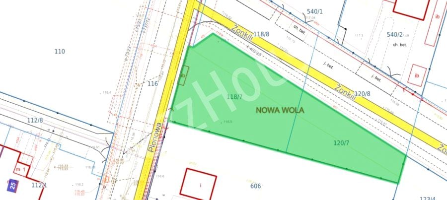 Działka rekreacyjna Nowa Wola