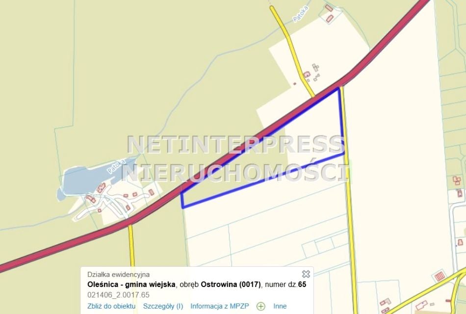 Działka przemysłowa Oleśnica