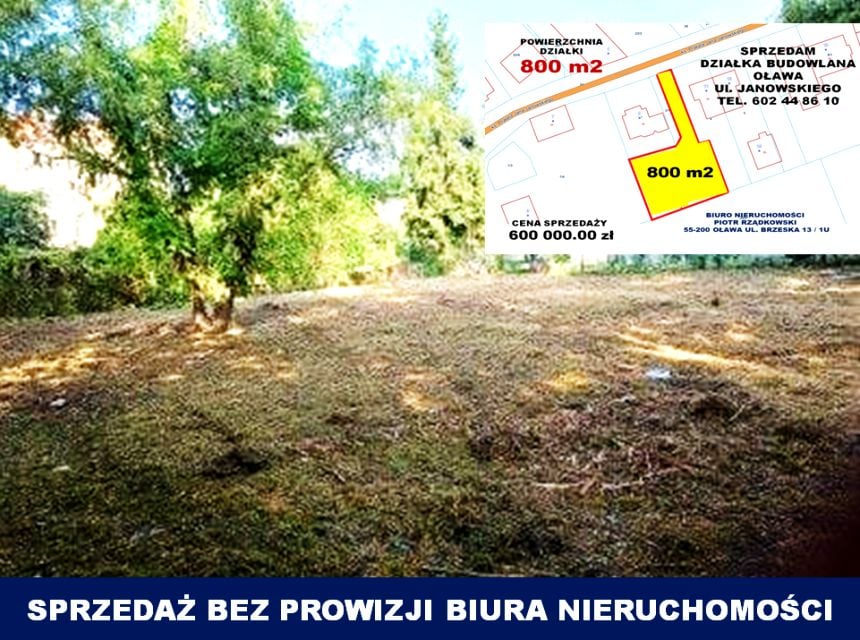 Działka budowlana Oława sprzedam
