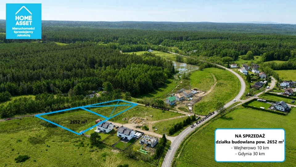 Działka budowlana Domatówko
