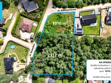 Działka przy lesie