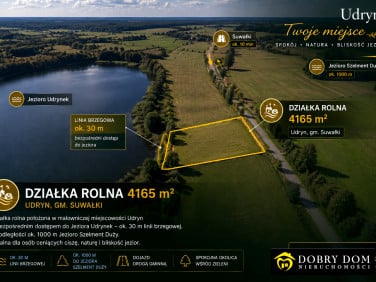 Działka rolna Udryn