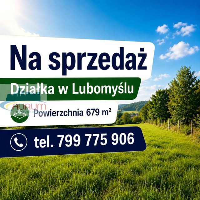 Działka budowlana Lubomyśl