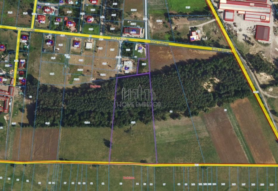 Pusta działka Zagórze