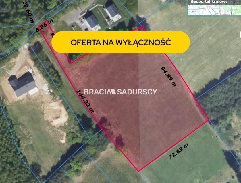 Działka usługowa Tarnawa