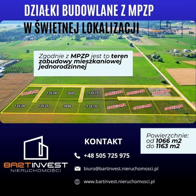 Działka budowlana Zatory