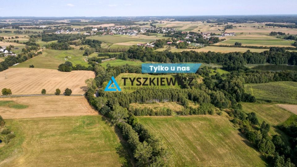 Działka przy lesie