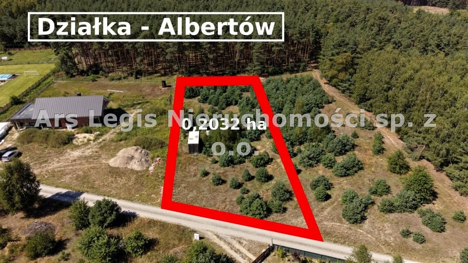 Działka budowlana Albertów