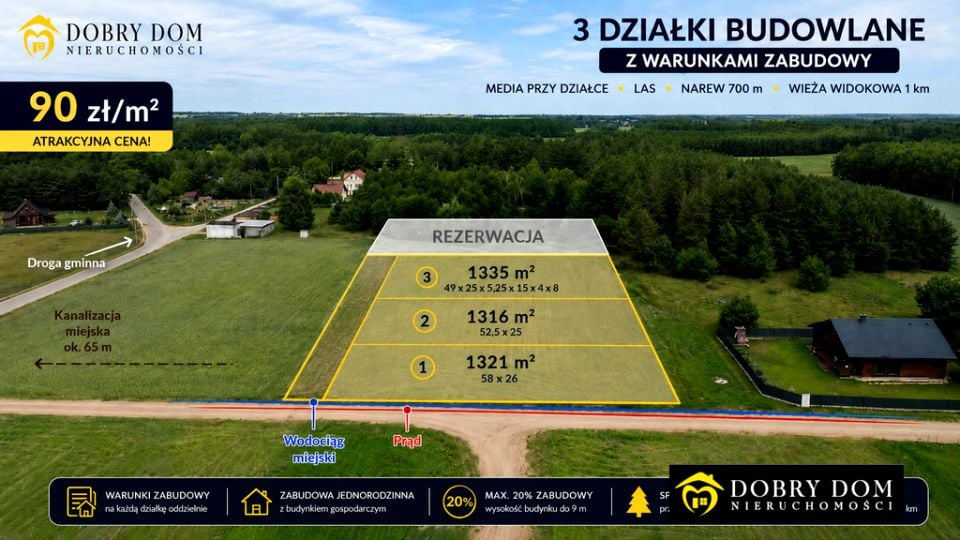 Działka budowlana Góra
