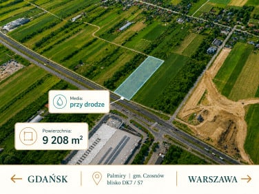 Działka inwestycyjna Palmiry