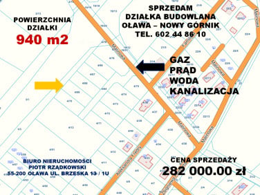 Działka budowlana Oława