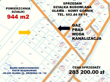 Działka budowlana Oława