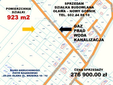 Działka budowlana Oława