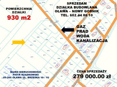Działka budowlana Oława