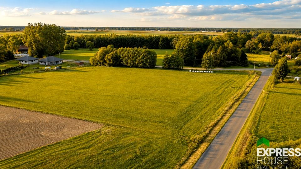 Działka przy lesie
