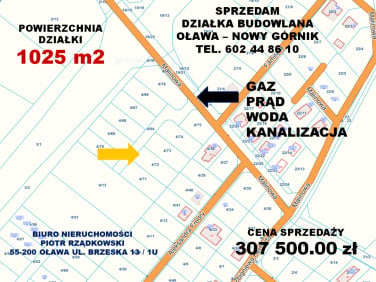 Działka budowlana Oława