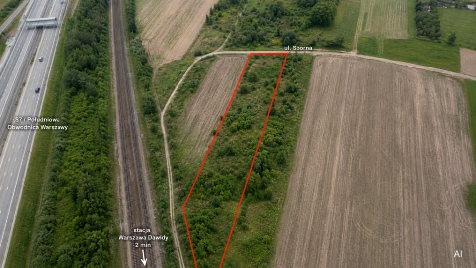 Działka usługowa Warszawa sprzedam