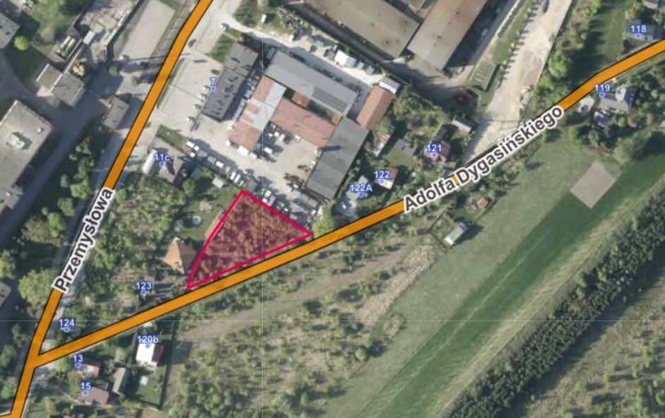 Działka usługowa Jędrzejów