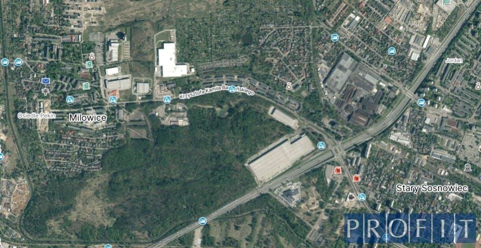 Działka inwestycyjna Sosnowiec