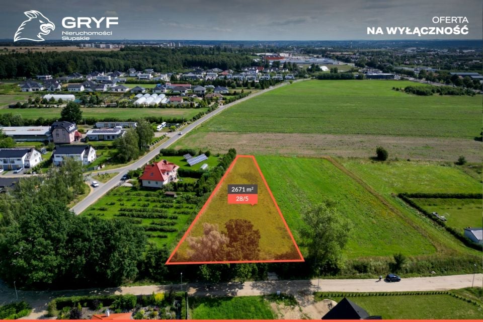 Działka usługowa Słupsk