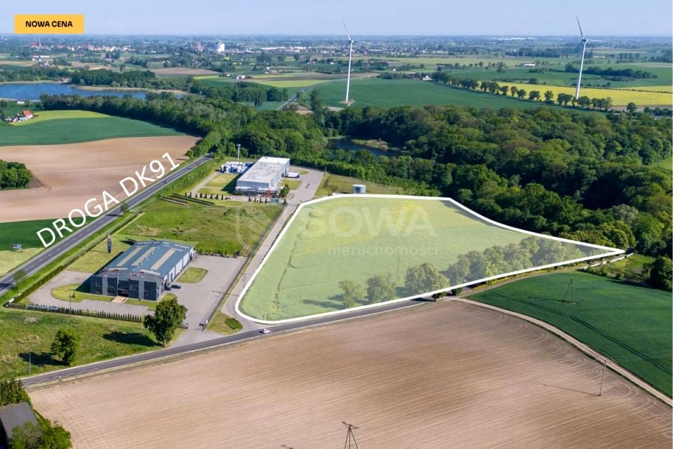 Działka przemysłowa Głuchowo sprzedam