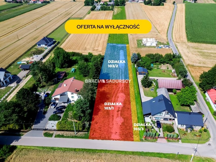 Działka usługowa Biskupice