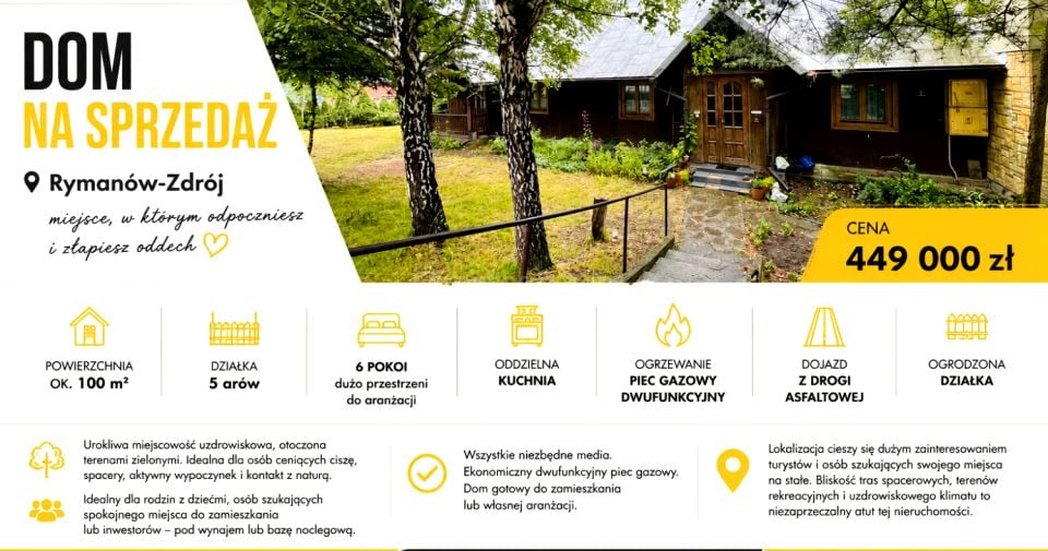 Dom Rymanów-Zdrój