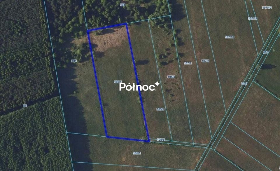 Działka rolna Koźliki