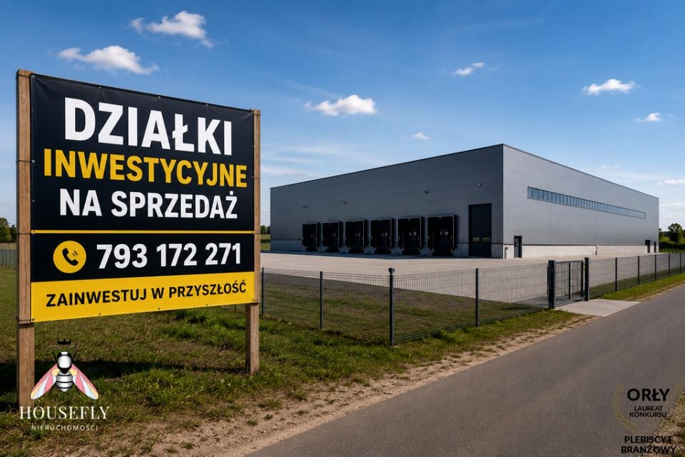 Działka przemysłowa Sława