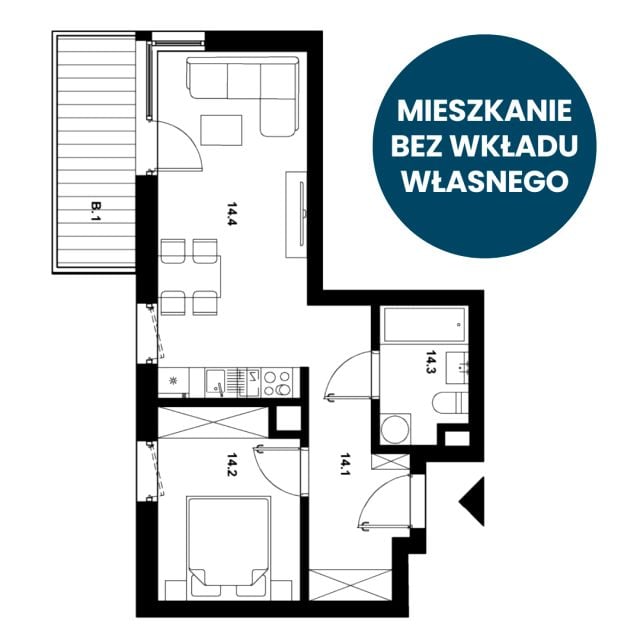 Mieszkanie Ligota Zabrska, ul. Górna