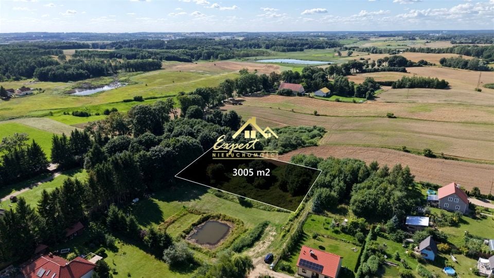 Sprzedam działkę Idzbark - 3 005 m²