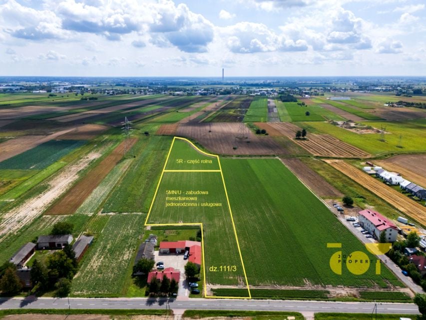 Działka inwestycyjna Pogroszew