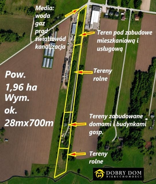 Działka budowlana Łyski