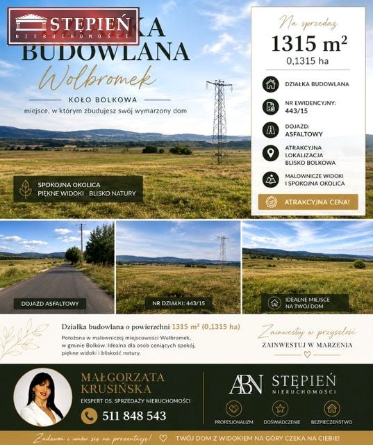 Działka budowlana Bolków